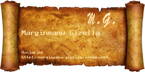 Margineanu Gizella névjegykártya